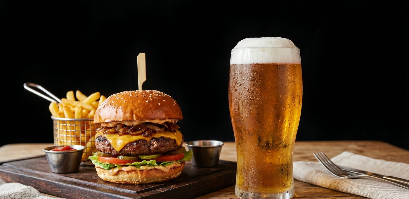 Bira ve Hamburger